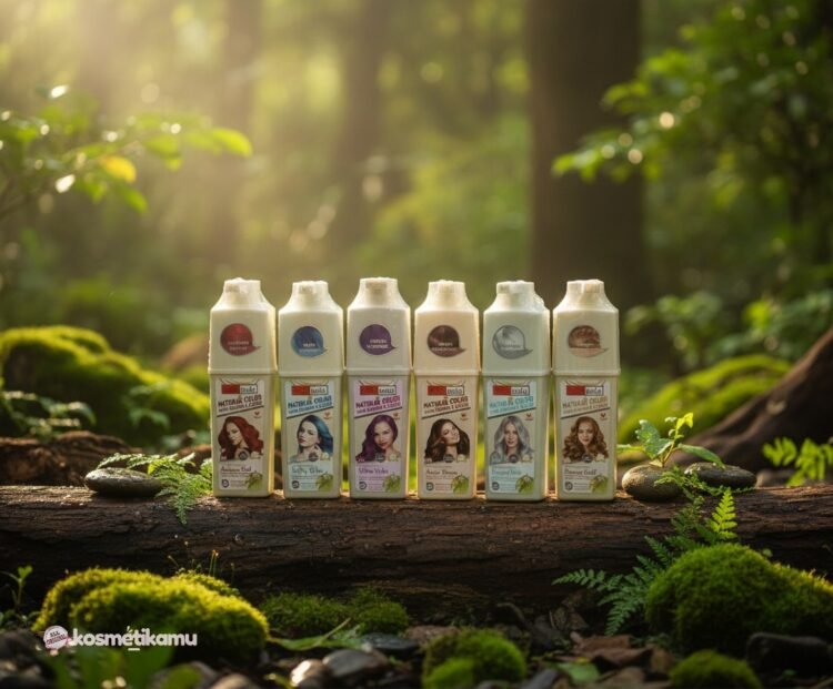 Cultusia Shampoo Natural Color With Keratin & Zaitun 160ml - Shampoo Pewarna Rambut