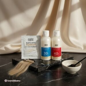 Inaura Paket Oxidising Cream 100ml + Bleaching Powder Sachet 20gr