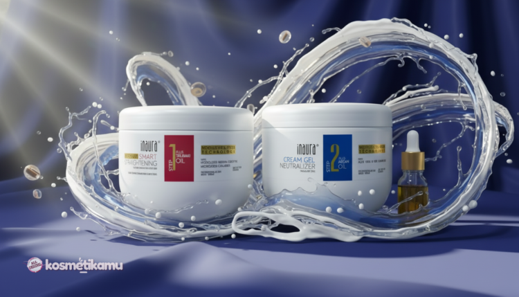 Inaura Paket Smoothing Step 1 Premium Smart 500gr + Step 2 Cream Gel 500gr