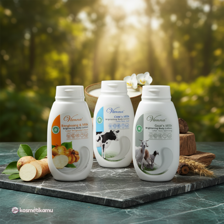 Vienna Brightening Body Lotion 250ml Botol