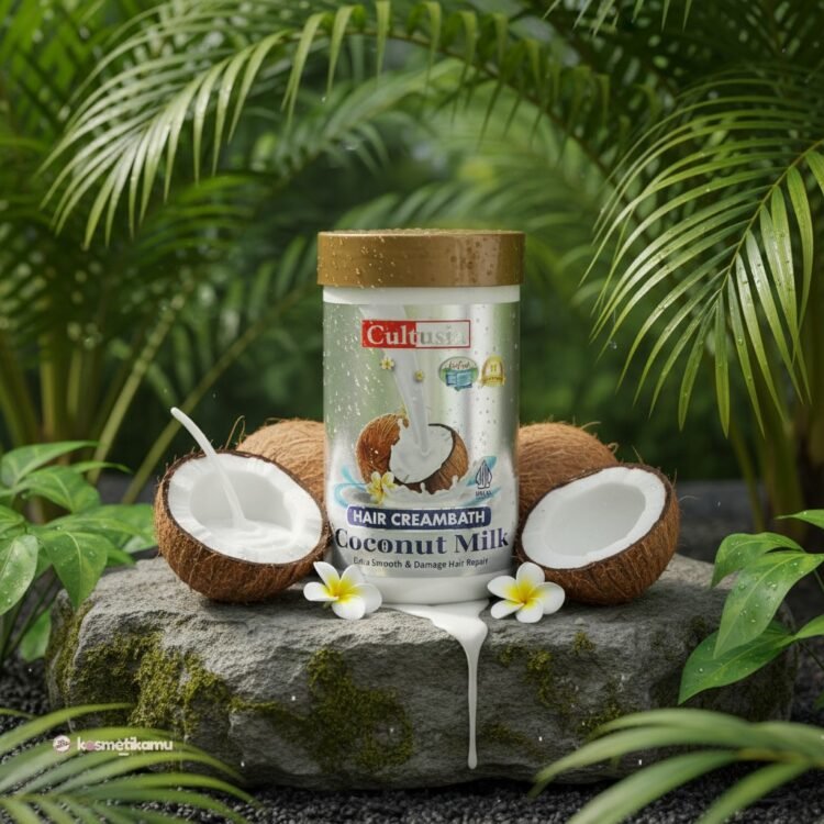 Cultusia Hair Creambath Coconut Milk Ukuran 1kg