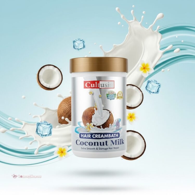 Cultusia Hair Creambath Coconut Milk Ukuran 1kg