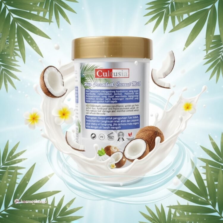 Cultusia Hair Creambath Coconut Milk Ukuran 1kg