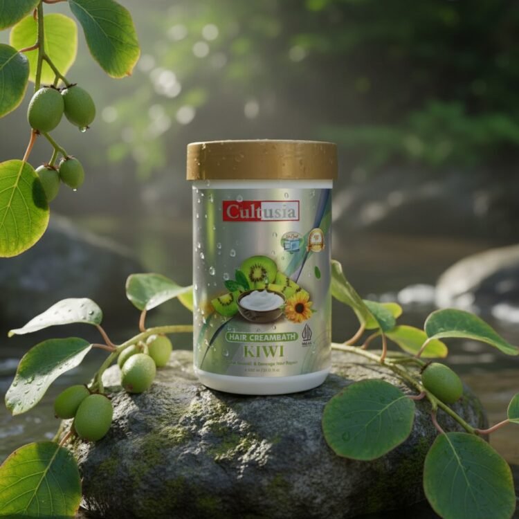 Cultusia Hair Creambath Kiwi Ukuran 1kg