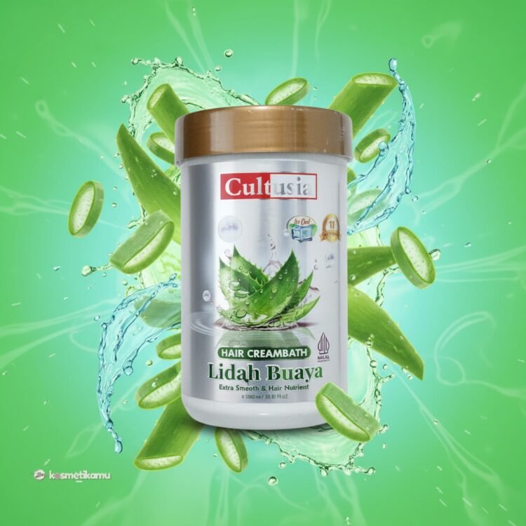 Cultusia Hair Creambath Lidah Buaya Ukuran 1kg