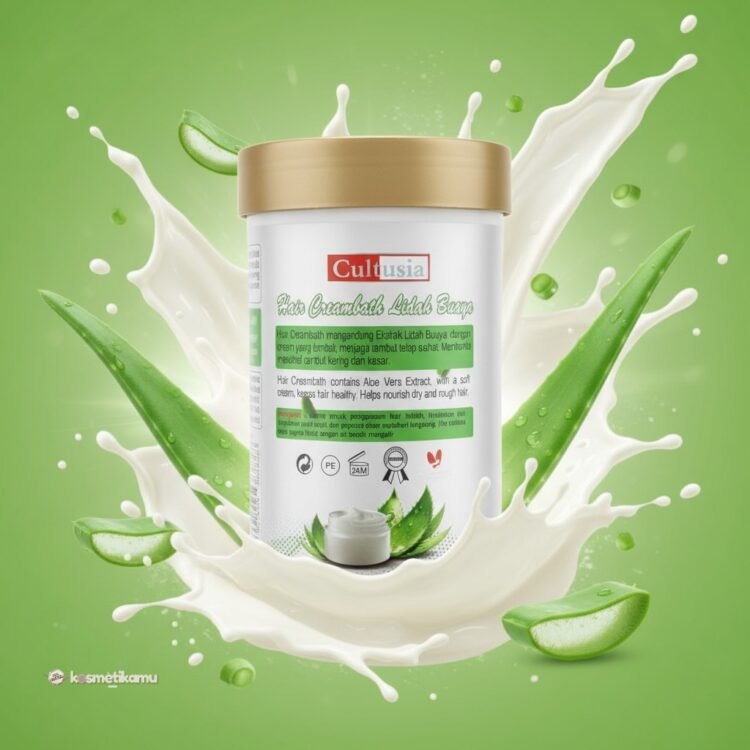 Cultusia Hair Creambath Lidah Buaya Ukuran 1kg