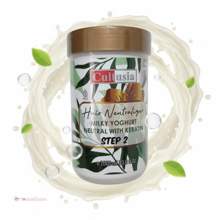 Cultusia Hair Neutralizer Milky Yoghurt with Keratin Step 2 Ukuran 1kg