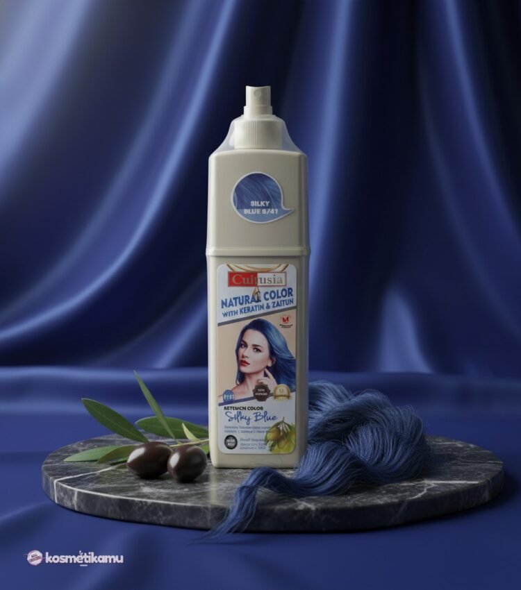 Cultusia Shampoo Natural Color Silky Blue 160ml - Shampoo Pewarna Rambut