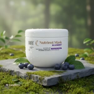 Inaura Nutrient Hair Mask Blueberry 1kg - Untuk Merawat Rambut Normal