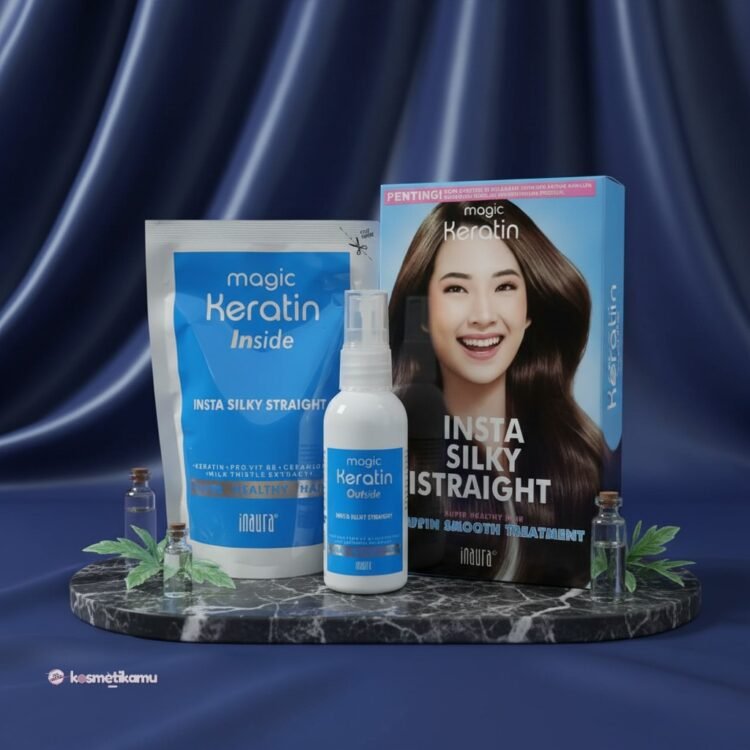 Inaura Magia Keratin Insta Silky Straight 120g - Keratin Smooth Treatment