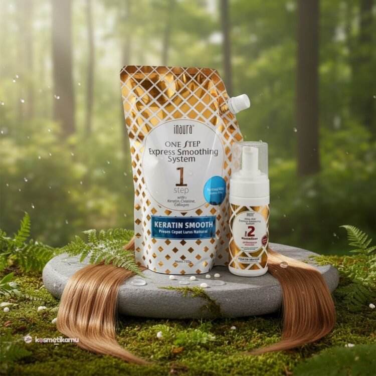 inaura paket one step biru 750ml