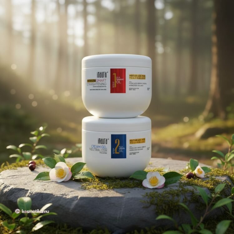 Inaura Paket Smoothing Step 1 Premium Smart 1kg + Step 2 Cream Gel 1kg