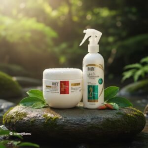 Inaura Paket Smoothing Step 1 Premium Smart 500gr + Step 2 PH Controller Spray 200ml (Tanpa Bilas)