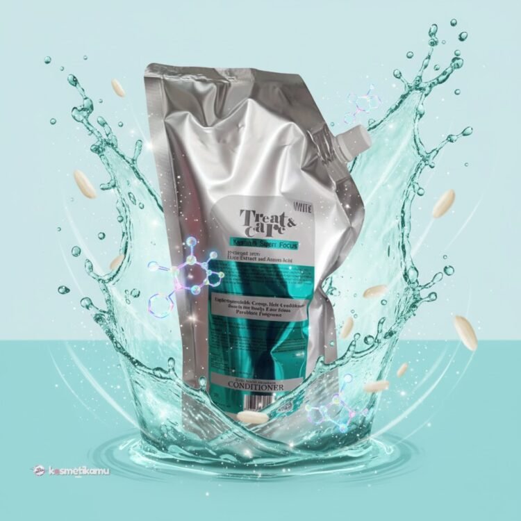 Inaura Treat & Care Scalp and Fiber Focus Conditioner Kemasan Refill 1kg