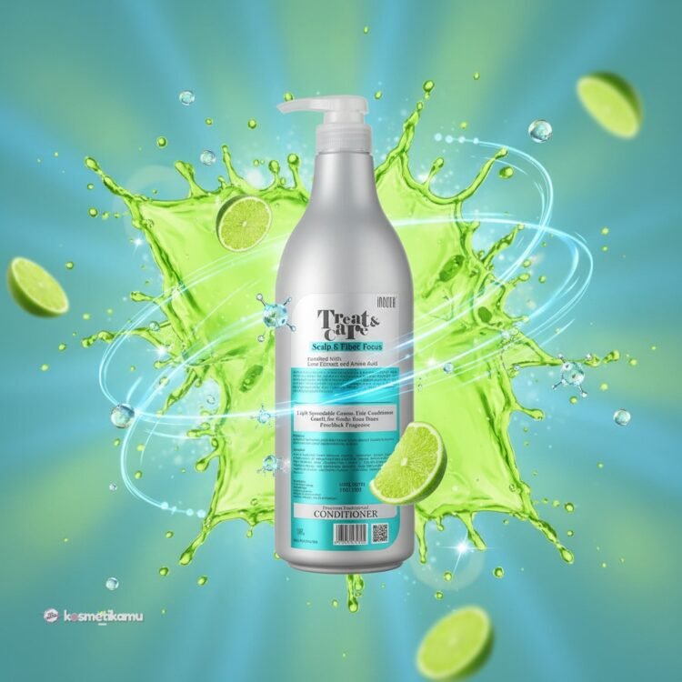 Inaura Treat &Care Scalp and Fiber Focus Conditioner Kemasan Botol 1kg