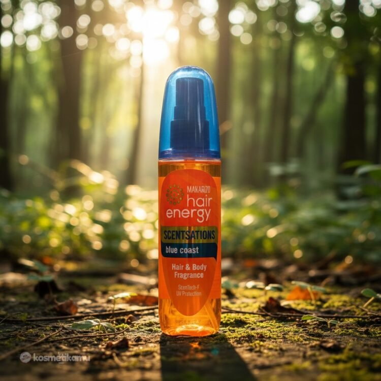 Makarizo Hair Energy Scentsations Hair and Body Fragrance Blue Coast Ukuran 100ml - Parfume Rambut