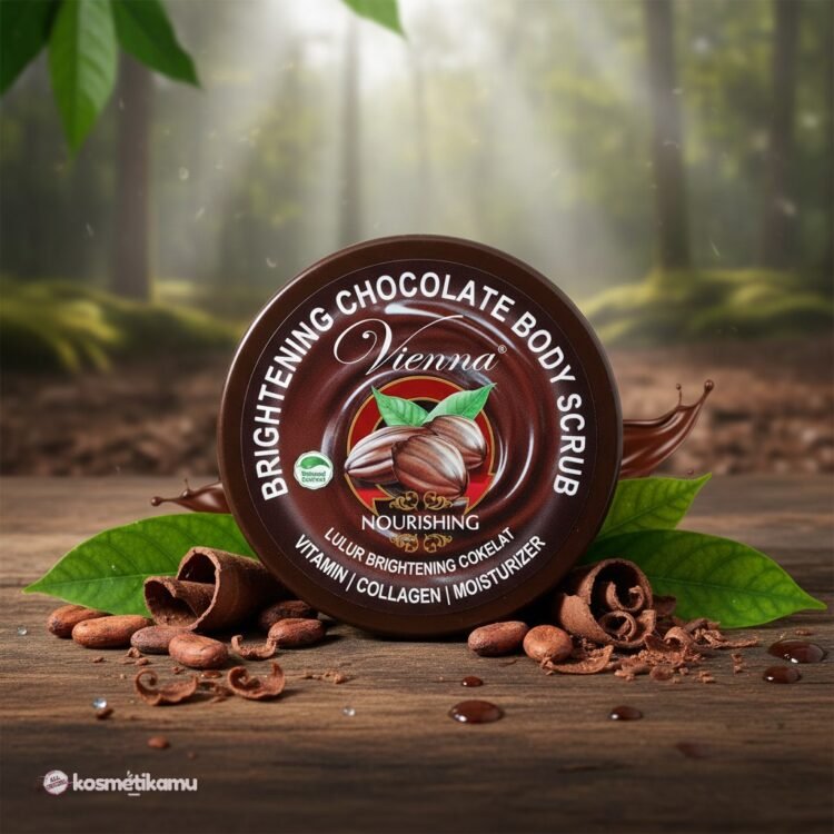 Vienna Brightening Chocolate Body Scrub 250gr