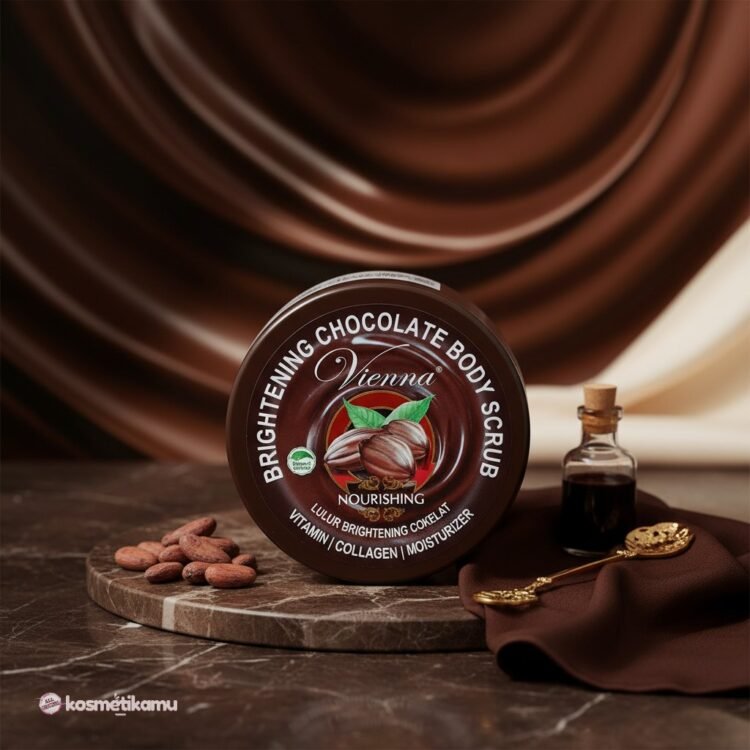 Vienna Brightening Chocolate Body Scrub 250gr