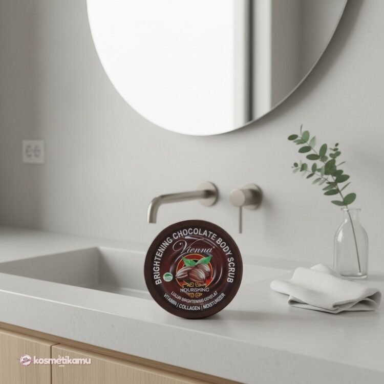 Vienna Brightening Chocolate Body Scrub 250gr