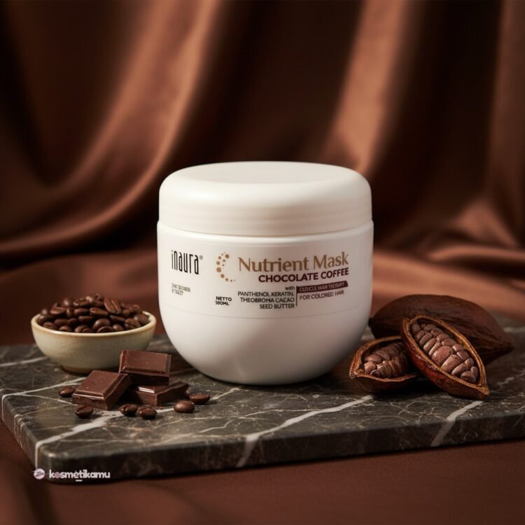 Inaura Nutrient Hair Mask Chocolate Coffe Ukuran 500ml