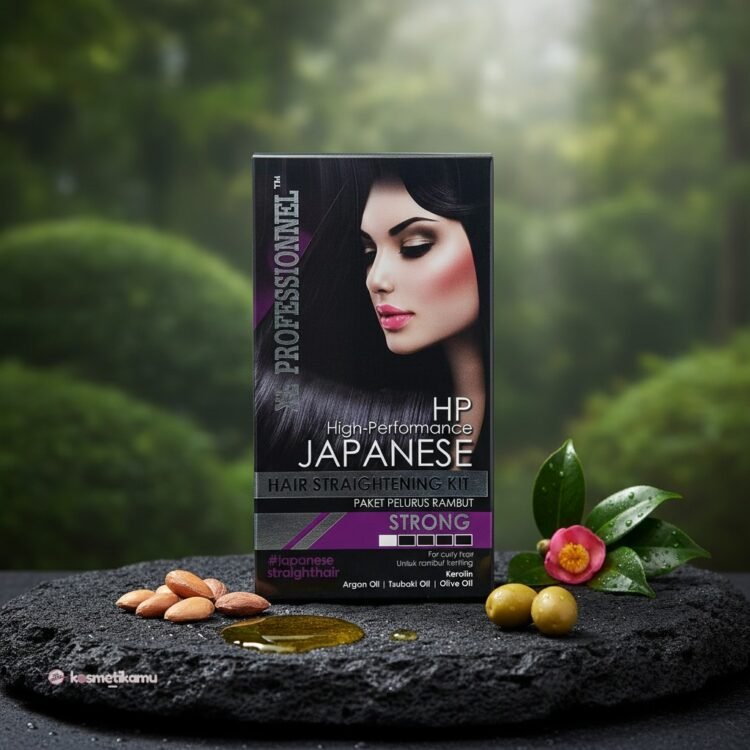 XL Professionnel Japanese Hair Straightening Kit Strong 120ml - Pelurus Rambut