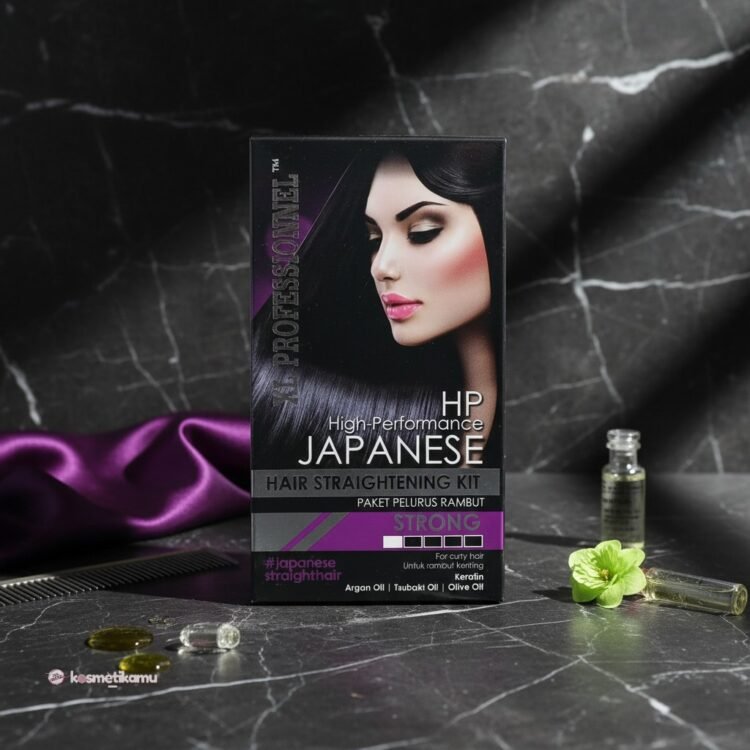 XL Professionnel Japanese Hair Straightening Kit Strong 120ml - Pelurus Rambut