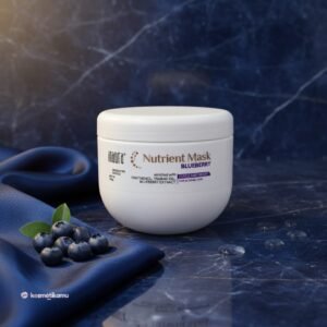 Inaura Nutrient Hair Mask Blueberry 1kg - Untuk Merawat Rambut Normal