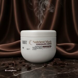Inaura Nutrient Hair Mask Chocolate Coffe 1kg - Untuk Merawat Rambut Berwarna