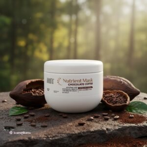 Inaura Nutrient Hair Mask Chocolate Coffe 1kg - Untuk Merawat Rambut Berwarna