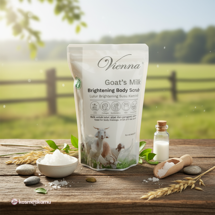 body scrub goat milk refill vienna 1kg