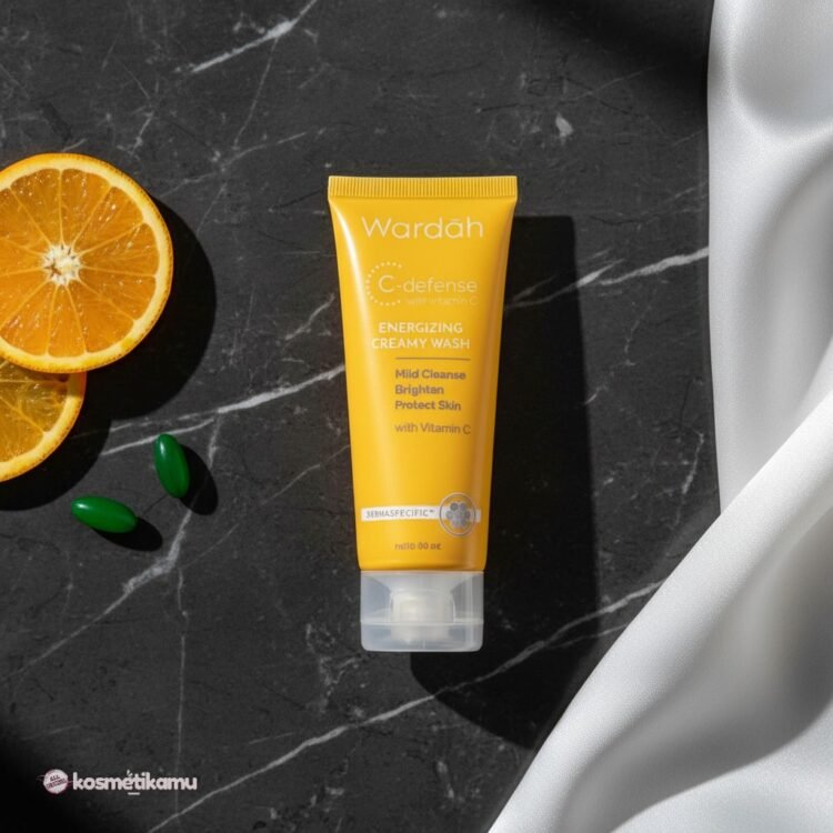 facial foam c-defense wardah 60ml