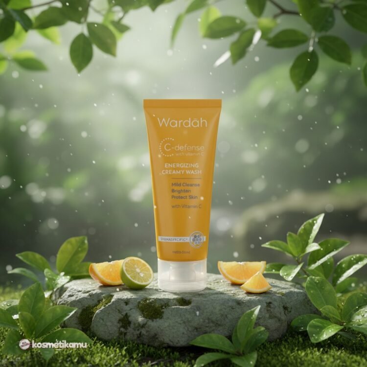 facial foam c-defense wardah 60ml