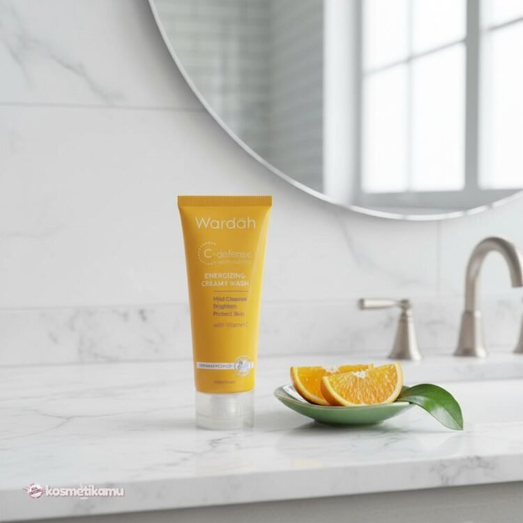 facial foam c-defense wardah 60ml