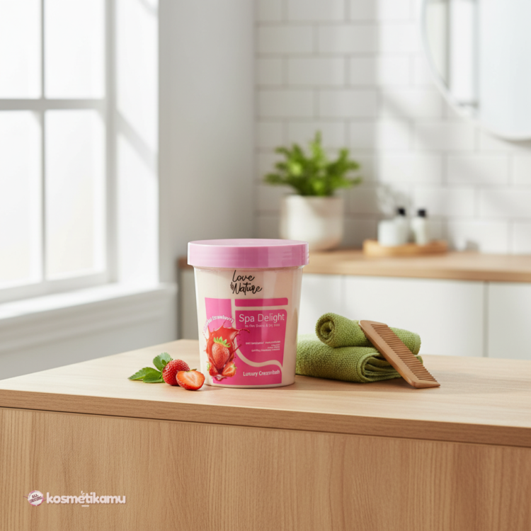 Inaura Spa Delight Cheerful Strawberry Luxury Creambath 500gr