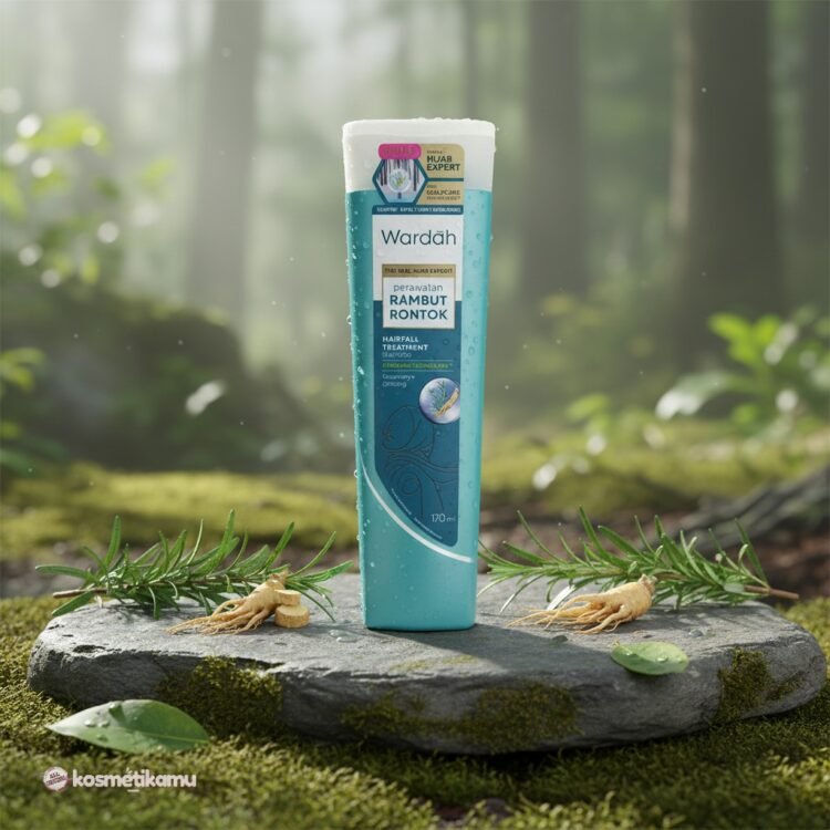 shampoo untuk rambut rontok wardah 170ml