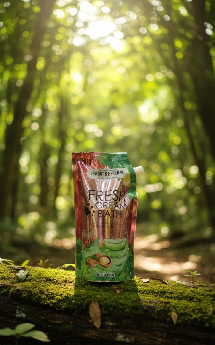 Inaura Fresh Creambath Aloevera & Kemiri Pouch 1kg