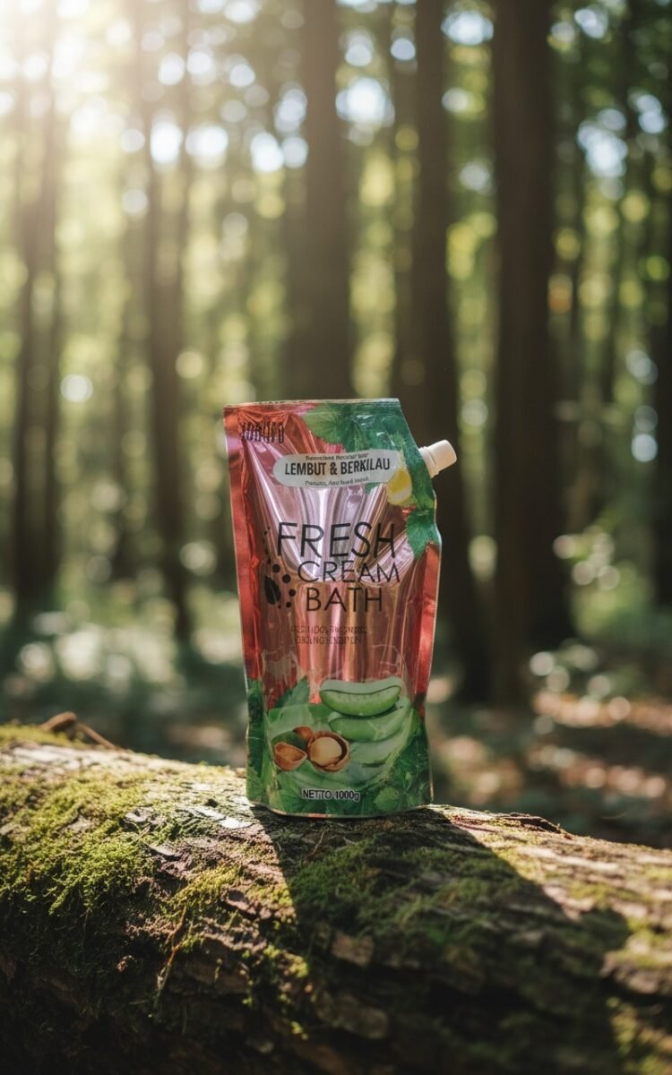 Inaura Fresh Creambath Aloevera & Kemiri Pouch 1kg