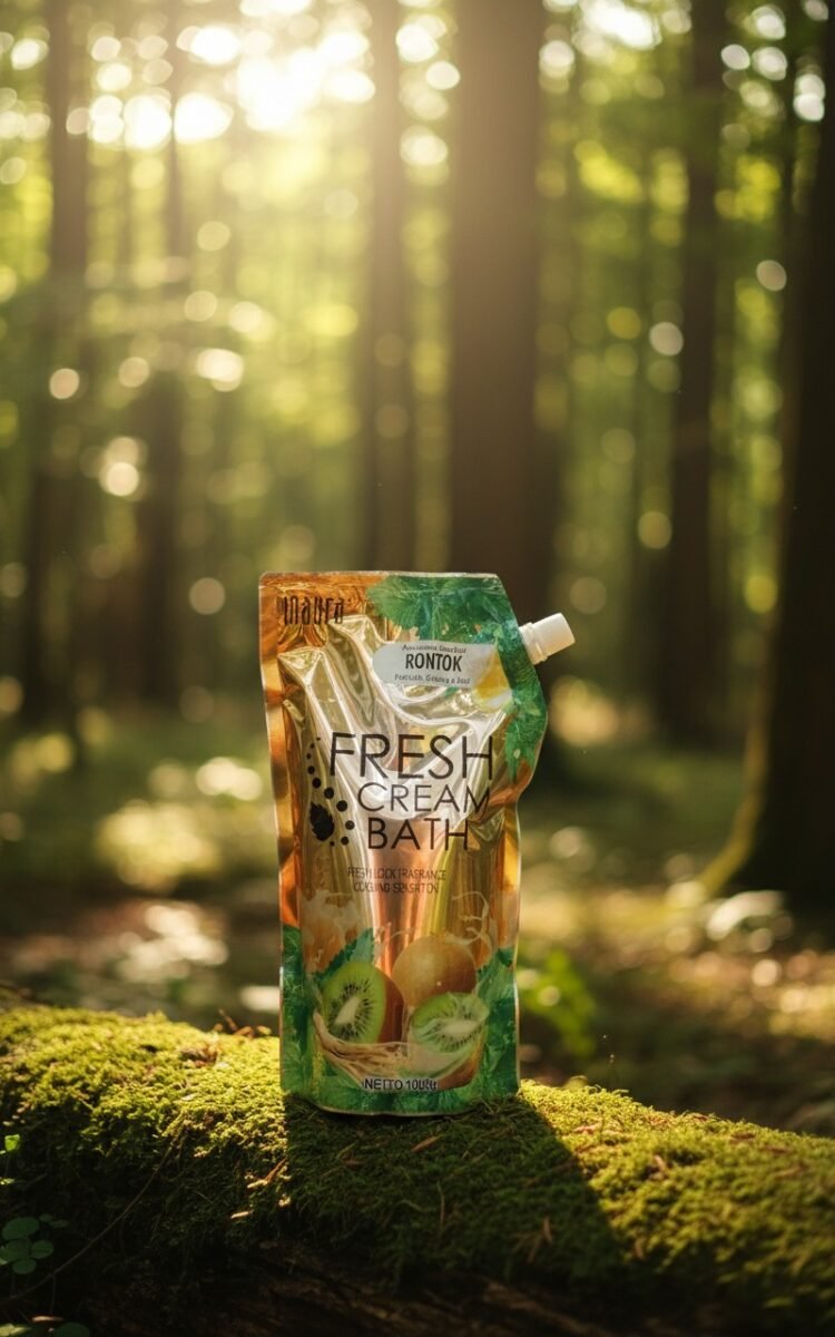 Inaura Fresh Creambath Ginseng & Kiwi Pouch 1kg