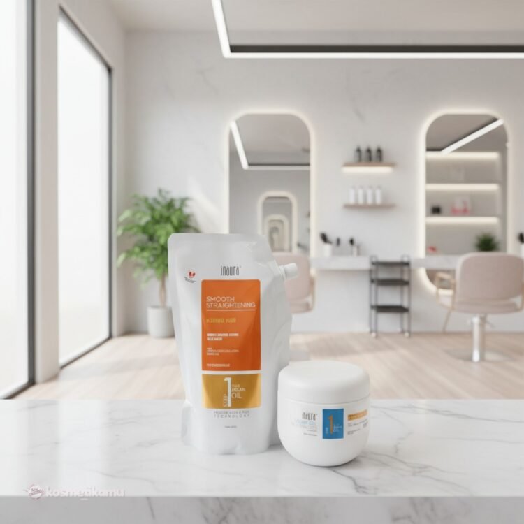 Inaura Paket Smoothing Step 1 Smooth 600gr + Step 2 Cream Gel 500gr