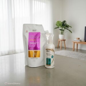 Inaura Paket Smoothing Step 1 Sooth 600gr + Step 2 PH Controller Spray 200ml (Tanpa Bilas)