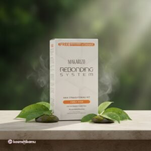 Makarizo Rebonding System Hair Straightening Kit Curly Hair 120ml