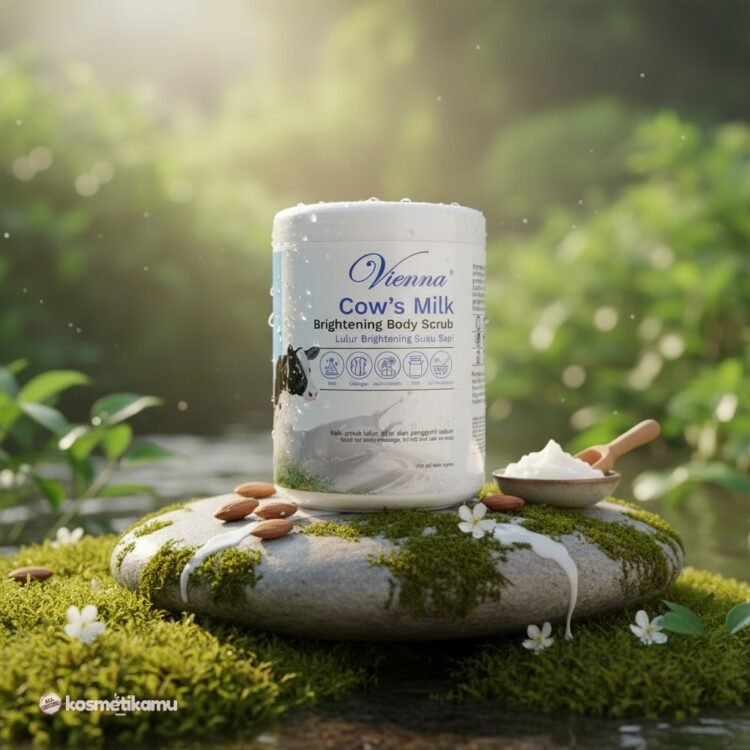 Vienna Cow Milk Body Scrub 1kg | Lulur Susu Sapi