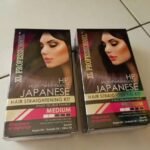 Xl Professionnel Japanese Hair Straightening Kit Medium Pink 120ml - Pelurus Rambut