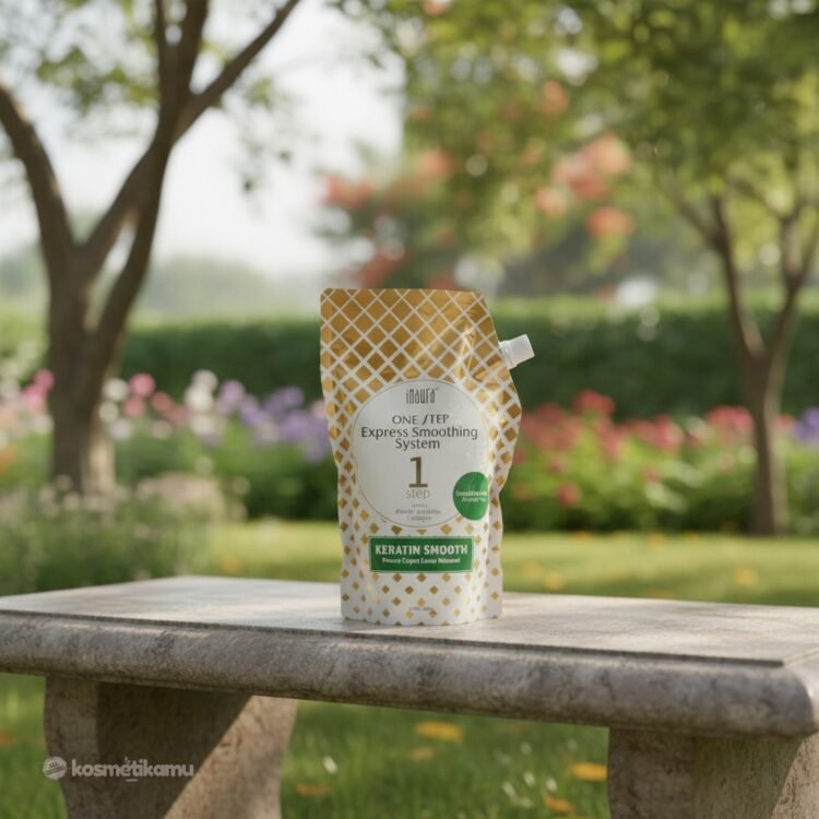 Inaura One Step Smoothing Step 1 For Sensitive Hair (Hijau) 750ml