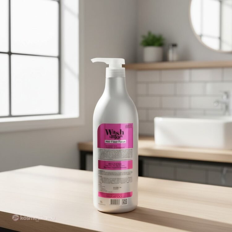 Inaura Wash & Blow Hair Fiber Focus Shampoo Botol 1kg