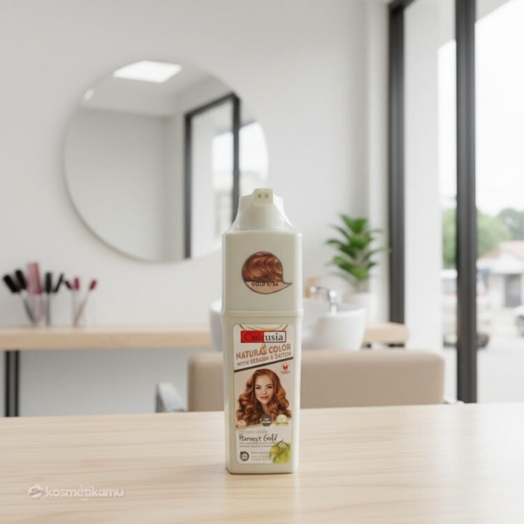 Cultusia Shampoo Natural Color Harvest Gold 160ml - Shampoo Pewarna Rambut