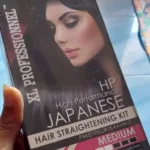 Xl Professionnel Japanese Hair Straightening Kit Medium Pink 120ml - Pelurus Rambut