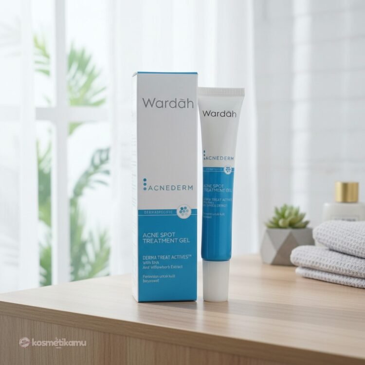Wardah Acnederm Acne Spot Treatment Gel 15ml
